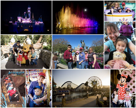 Disneyland collage