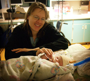 Visiting Kadence in the NICU