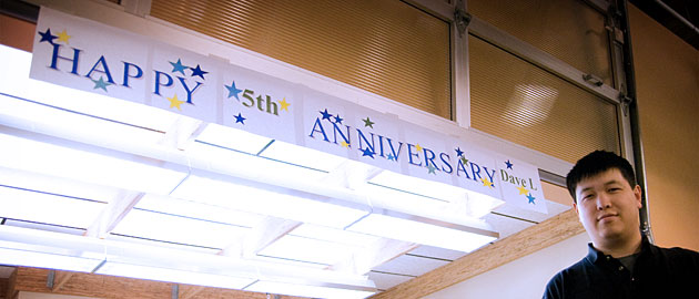 5th anniversary at Vernier