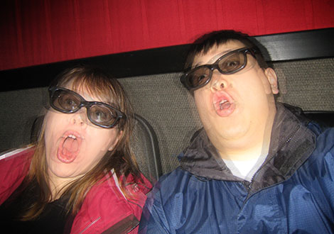 Us watching Avatar in 3D