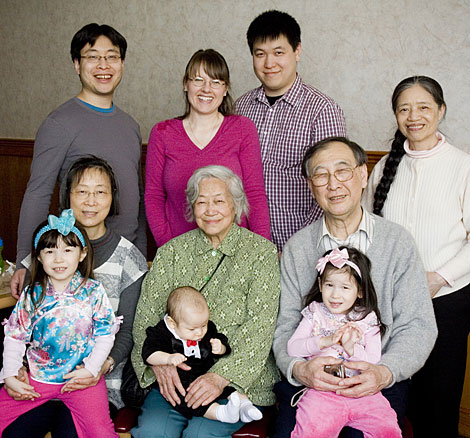 Lim family portrait at Super King