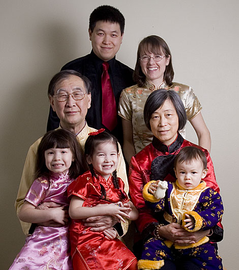 Chinese New Year Family Portrait