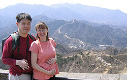 At the Great Wall of China