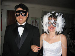 David and Jennilyn's Masquerade Costumes