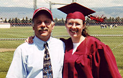 My dad and I at Central Washington University