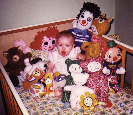 Jenni and Stuffed Animals