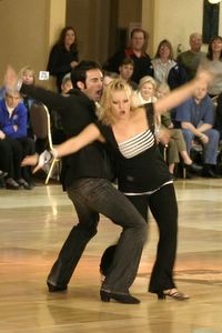 Jordan and Tatiana debuting a new routine for Capital Swing