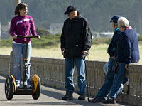 Yellow Segway