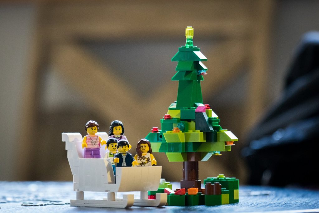 A sleigh for my LEGO Christmas card